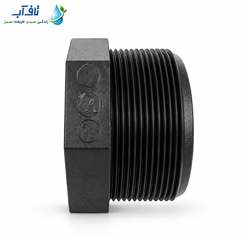 agro-ag323-darpoosh-dandei درپوش دندهای پلیمری مشکی آگرو AG323
